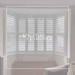 Plantation shutters in a beautifully improved home