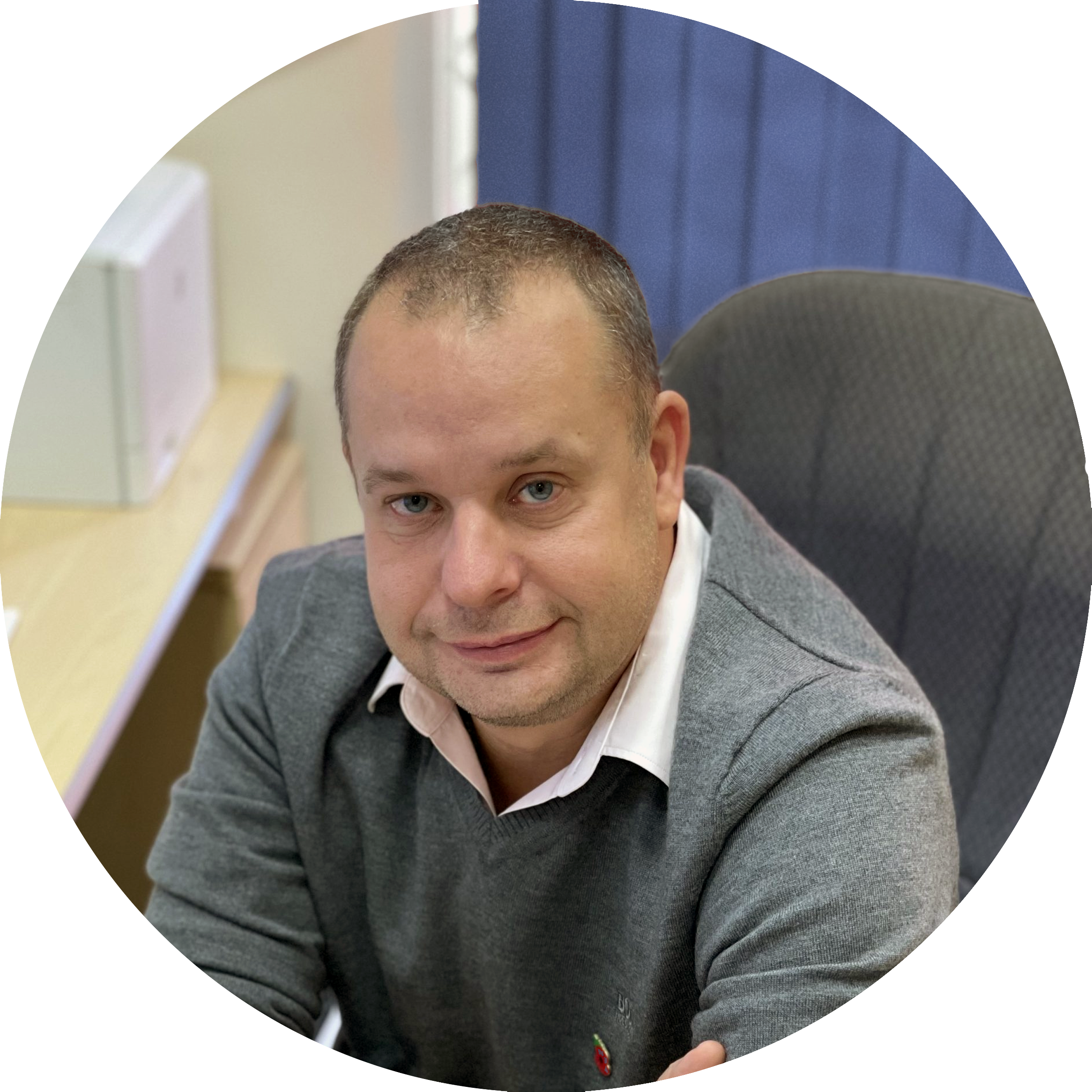 A photo of our team member, Andy