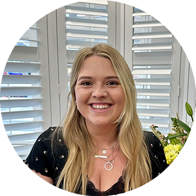 A photo of our team member, Cloe